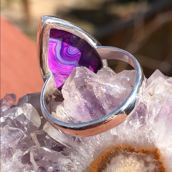 BOUTIQUE MEXICAN LAGUNA LACE 925 SILVER RING, 8.5 - Picture 3 of 8